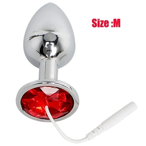 Electroshock Defensa Estim Electro Electric Shock Penis Plug Cock Rings Chastity Cage Anal Plug Nipple Clamps E-stim Bdsm Toys