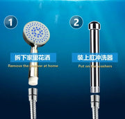 Stainless steel Bidet Faucets Rushed Anal Douche Shower Cleaning Enemator Enema Metal Anal Cleaner Butt Plugs Tap