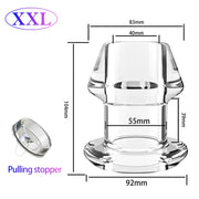 5 Sizes Hollow Butt Plugs Anal Plug/Dilator/Tunnel/Cleaning/Expansion/Masturbator/Shower Enema Prostate Massager Intimate Goods