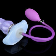 Ovipositor Dildo Pneumatic Monster Dildo with 5 Eggs, 8.1inch Silicone Anal Dildo Anal Plug Adult Sex Toys for Women G Spot