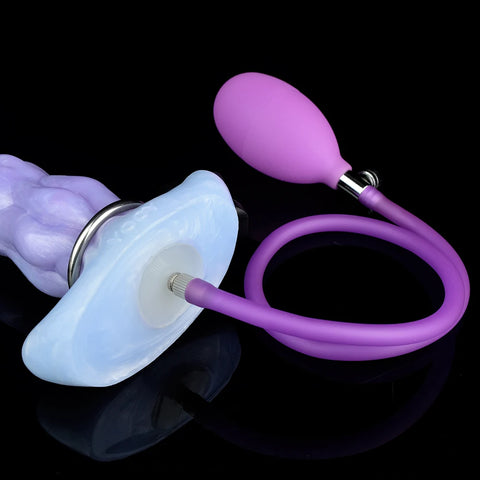 Ovipositor Dildo Pneumatic Monster Dildo with 5 Eggs, 8.1inch Silicone Anal Dildo Anal Plug Adult Sex Toys for Women G Spot