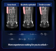 Upgraded  Automatic Thrusting Sucking Male Masturbators 3D Realistic Textured Blowjob Toy Pocket Pussy Stroker Sex Toys for Men