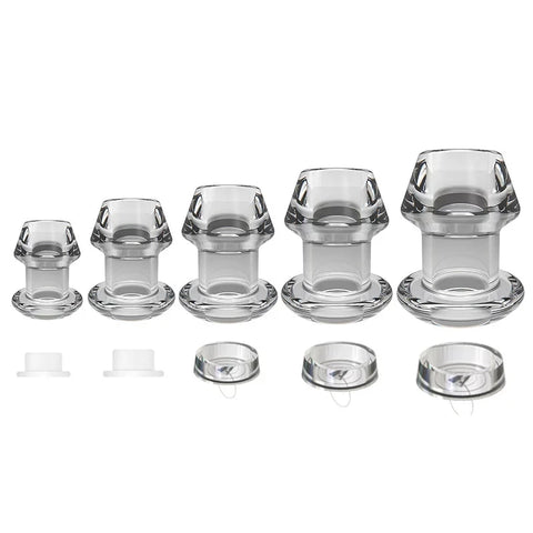 5 Sizes Hollow Butt Plugs Anal Plug/Dilator/Tunnel/Cleaning/Expansion/Masturbator/Shower Enema Prostate Massager Intimate Goods