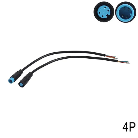 Butt Plug Connector Wiring for Electric Scooter Pluger Signal Sensor Female Male Cable E-bike 2 3 4 5 6 Pin Brake Cable