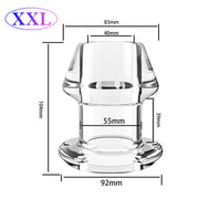 5 Sizes Hollow Butt Plugs Anal Plug/Dilator/Tunnel/Cleaning/Expansion/Masturbator/Shower Enema Prostate Massager Intimate Goods