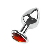 Crystal Heart Shaped Anal Plugs Metal Butt plugs Anal Toys 3 sizes drop shipping
