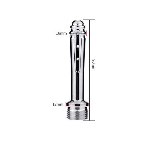 Stainless Steel Metal Dilator Cleaner Bidet Faucets Rushed Enema Shower Head Bidet Faucet for Anal Cleaning Butt Plugs Tap