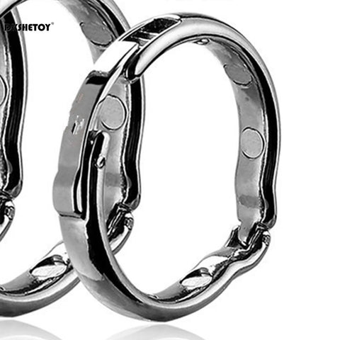 Metal Cock Rings For Men Circumcision Blocker Glans Penis Ejaculation Sleeve Delay Training Semen Lock Ring Circumcision Blocker