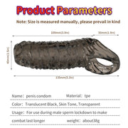 Sexy Toys Newest Reusable Penis Sleeve Cock Rings Delay Ejaculation Clit Stimulation Penis Enlargemt Nozzle For Men