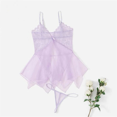 Women's Lace Fluoroscopy Beauty Elegant Reverie Sexy Lingerie Sexy Lingerie Role Play Lingerie Sexy for Women Push up