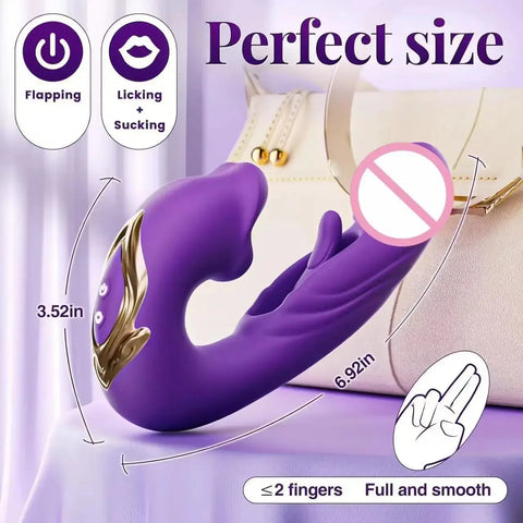 Tongue Vibrator Nipple Clitoral Stimulator G-spot Vaginal Insertion Vibrator Anal Plug Waterproof Dildo Adult Products