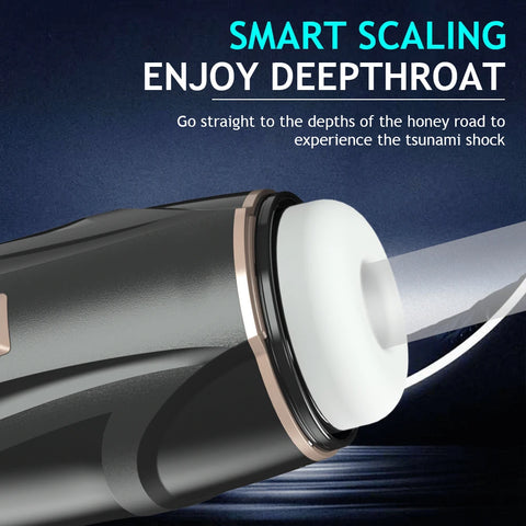 Upgraded  Automatic Thrusting Sucking Male Masturbators 3D Realistic Textured Blowjob Toy Pocket Pussy Stroker Sex Toys for Men