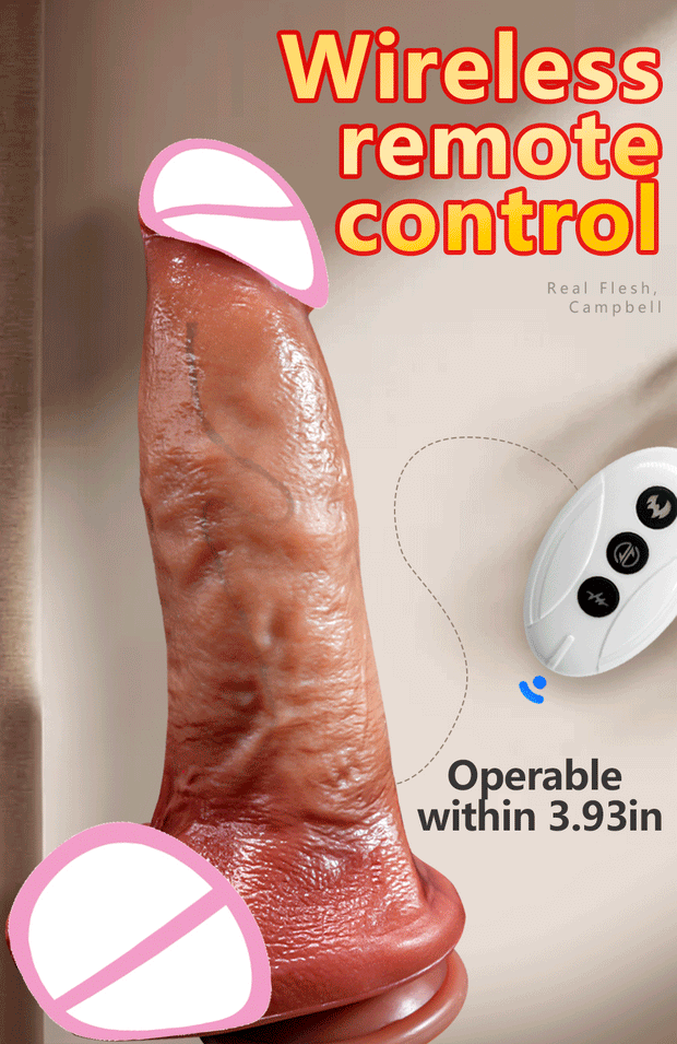 Huge Dildo Vibrator Dildo Heating Wireless Remote Telescopic Dildo Vibrator For Women Realistic Penis Swing Dick SexToys