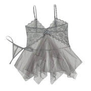 Women's Lace Fluoroscopy Beauty Elegant Reverie Sexy Lingerie Sexy Lingerie Role Play Lingerie Sexy for Women Push up