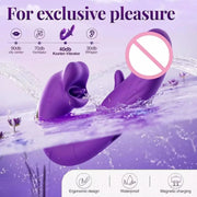 Tongue Vibrator Nipple Clitoral Stimulator G-spot Vaginal Insertion Vibrator Anal Plug Waterproof Dildo Adult Products