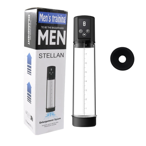Automatic Electric Penis Vacuum Pump with 9 Suction Levels Thicken Penis Enlargement Enhance Sex Toy Masturbators for Men