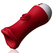 2 in 1 Male Tongue Licking Vibrator Deep Throat Male Glans Penis Training Cup Glans Stimulation Exercise Masturbators for Men