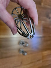 Hollow Steel Butt Plugs, Anal Plug, 3 Different Size's, BDSM Medical Play, Vegan Friendly Kink, UK Seller