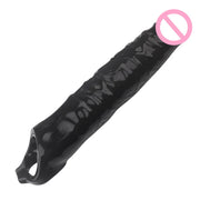 Soft  Huge Penis Enlargemen Dildo Delay Enlarge Sleeves Reusable Condom Cock Rings Stronger Enhancement Adult Sexy Toy for Men