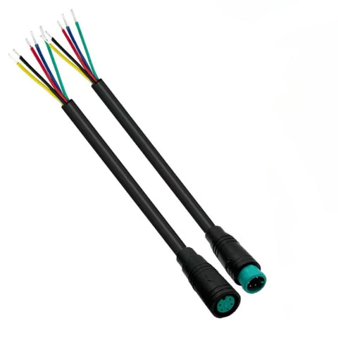 6mm M6 2 3 4 5  Pin male female Julet Electric bike Butt Plug Connector waterproof Scooter Brake Cable Pluger Signal Sensor
