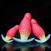 WOYE Liquid Silicone Strawberry Anal Plug Butt Plugs Masturbator Posterior Enlargement Anal Dilators Adult Toys For Men/Women