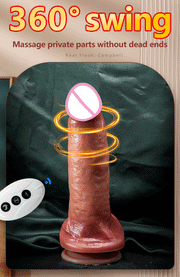 Huge Dildo Vibrator Dildo Heating Wireless Remote Telescopic Dildo Vibrator For Women Realistic Penis Swing Dick SexToys