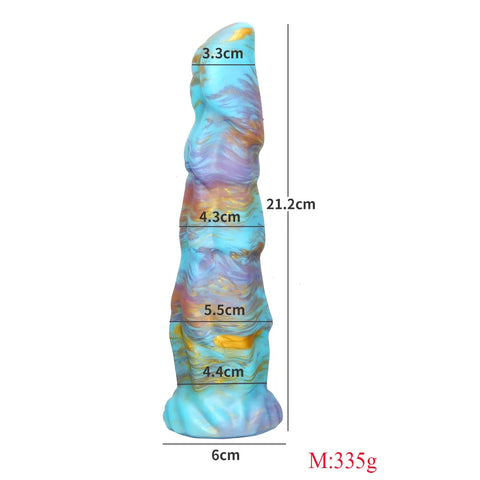 Silicone Realistic Dildo Luminous Monster Dildo Deep Anal Plug Explore Prostate Massage Anal Dildo Butt Plug Anal Toys Sexshop