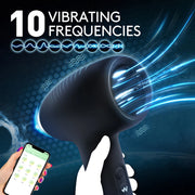 Automatic Male Masturbator Smart Pressure-Sensing Male Masturbator Cup Intense Frequency Dual Open-Ended Stroker Penis Massager