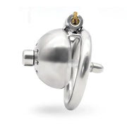 Male Chastity Cage With Stealth Lock Device 304 Steel Cock Rings Horse Eye Urethral Catheter Dilator Penis Plug Urethra Catheter