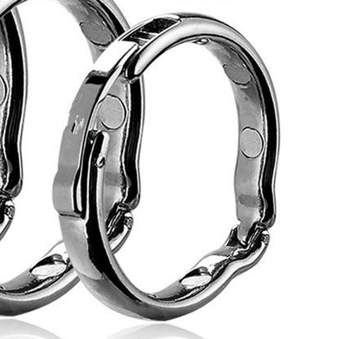 Metal Cock Rings For Men Circumcision Blocker Glans Penis Ejaculation Sleeve Delay Training Semen Lock Ring Circumcision Blocker