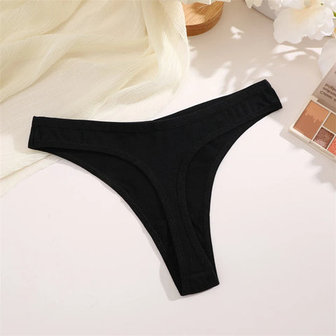 Seamless Cotton Panties Women's Sexy Thong G Breathable Lingerie Lingerie