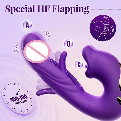 Tongue Vibrator Nipple Clitoral Stimulator G-spot Vaginal Insertion Vibrator Anal Plug Waterproof Dildo Adult Products