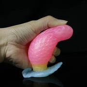 WOYE Liquid Silicone Strawberry Anal Plug Butt Plugs Masturbator Posterior Enlargement Anal Dilators Adult Toys For Men/Women