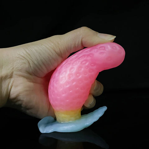 WOYE Liquid Silicone Strawberry Anal Plug Butt Plugs Masturbator Posterior Enlargement Anal Dilators Adult Toys For Men/Women