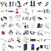 Electroshock Defensa Estim Electro Electric Shock Penis Plug Cock Rings Chastity Cage Anal Plug Nipple Clamps E-stim Bdsm Toys