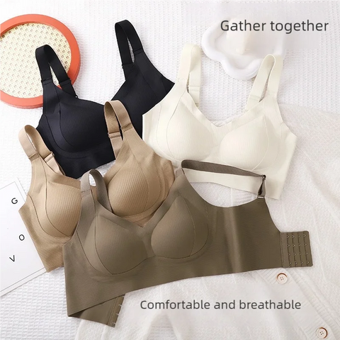 Lingerie women's seamless bra, anti-sagging women's beautiful back, comfortable and breathable bra, sexy 846