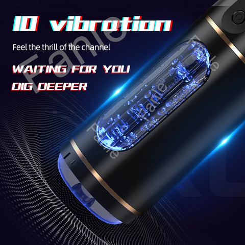 Automatic Male Masturbator Cup Control Pocket Pussy Vibration Blowjob Pussy Vagina Masturbation For Men Adult Sex Machine Toy