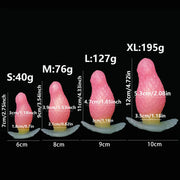 WOYE Liquid Silicone Strawberry Anal Plug Butt Plugs Masturbator Posterior Enlargement Anal Dilators Adult Toys For Men/Women