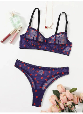 Female Lingerie Sexy Lingerie for Women Body Shorts Push-up Bra Fancy Woman Underwear Transparent Intimate Lingerie Set