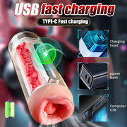 Adult Toys for Men Automatic Male Masturbator Cup Pocket Vagina Pussy Prostate Massager 2 In 1 Sex Machine Male Sex Toys