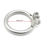 Male Chastity Cage With Stealth Lock Device 304 Steel Cock Rings Horse Eye Urethral Catheter Dilator Penis Plug Urethra Catheter