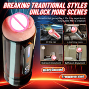 Adult Toys for Men Automatic Male Masturbator Cup Pocket Vagina Pussy Prostate Massager 2 In 1 Sex Machine Male Sex Toys