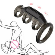 Male Cock Rings Vibrating Sleeve Penis Ring For Delayed Ejaculation  Penis G spot Vibrators Dick Enlargement Extender for Men