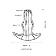 1pc 304 Stainless Steel Shower Douche Enema Bidet Vaginal Anal Colonic Nozzle Enemator Butt Plugs Tap Adult Rushed Anal Cleaning