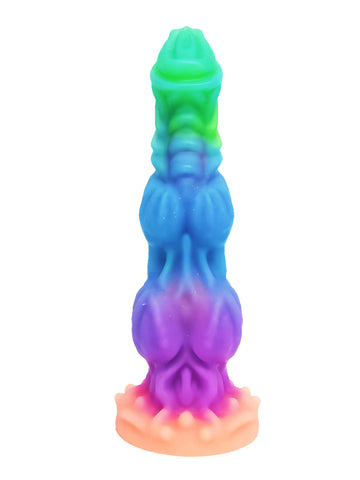 Silicone Realistic Dildo Luminous Monster Dildo Deep Anal Plug Explore Prostate Massage Anal Dildo Butt Plug Anal Toys Sexshop