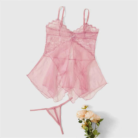 Women's Lace Fluoroscopy Beauty Elegant Reverie Sexy Lingerie Sexy Lingerie Role Play Lingerie Sexy for Women Push up