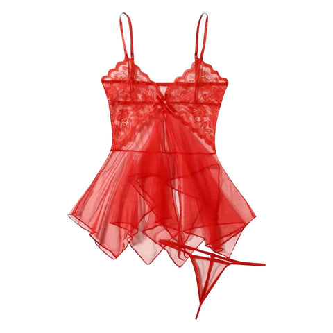 Women's Lace Fluoroscopy Beauty Elegant Reverie Sexy Lingerie Sexy Lingerie Role Play Lingerie Sexy for Women Push up