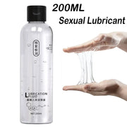 200ML Lubricant Water-based Lube Safe Intimate Gel Vaginal Anal Lubricating Oil Adult For Women/Men Couple Erotic Product