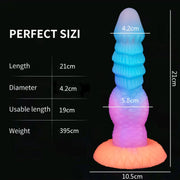 Silicone Realistic Dildo Luminous Monster Dildo Deep Anal Plug Explore Prostate Massage Anal Dildo Butt Plug Anal Toys Sexshop