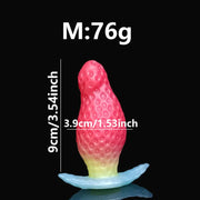 WOYE Liquid Silicone Strawberry Anal Plug Butt Plugs Masturbator Posterior Enlargement Anal Dilators Adult Toys For Men/Women